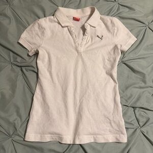 Puma White Sport Lifestyle Shirt